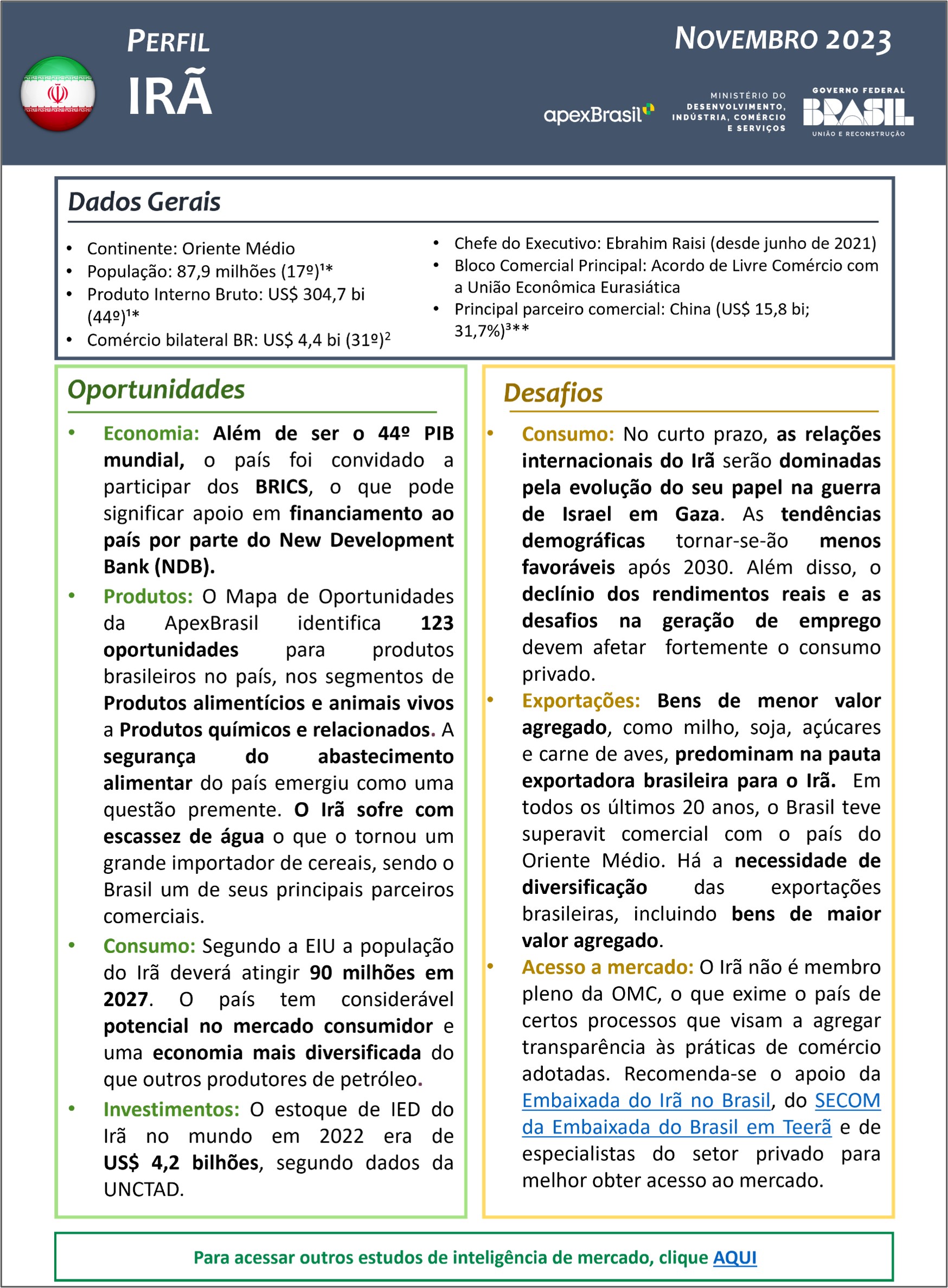 PERFIL IRÃ - 2023
